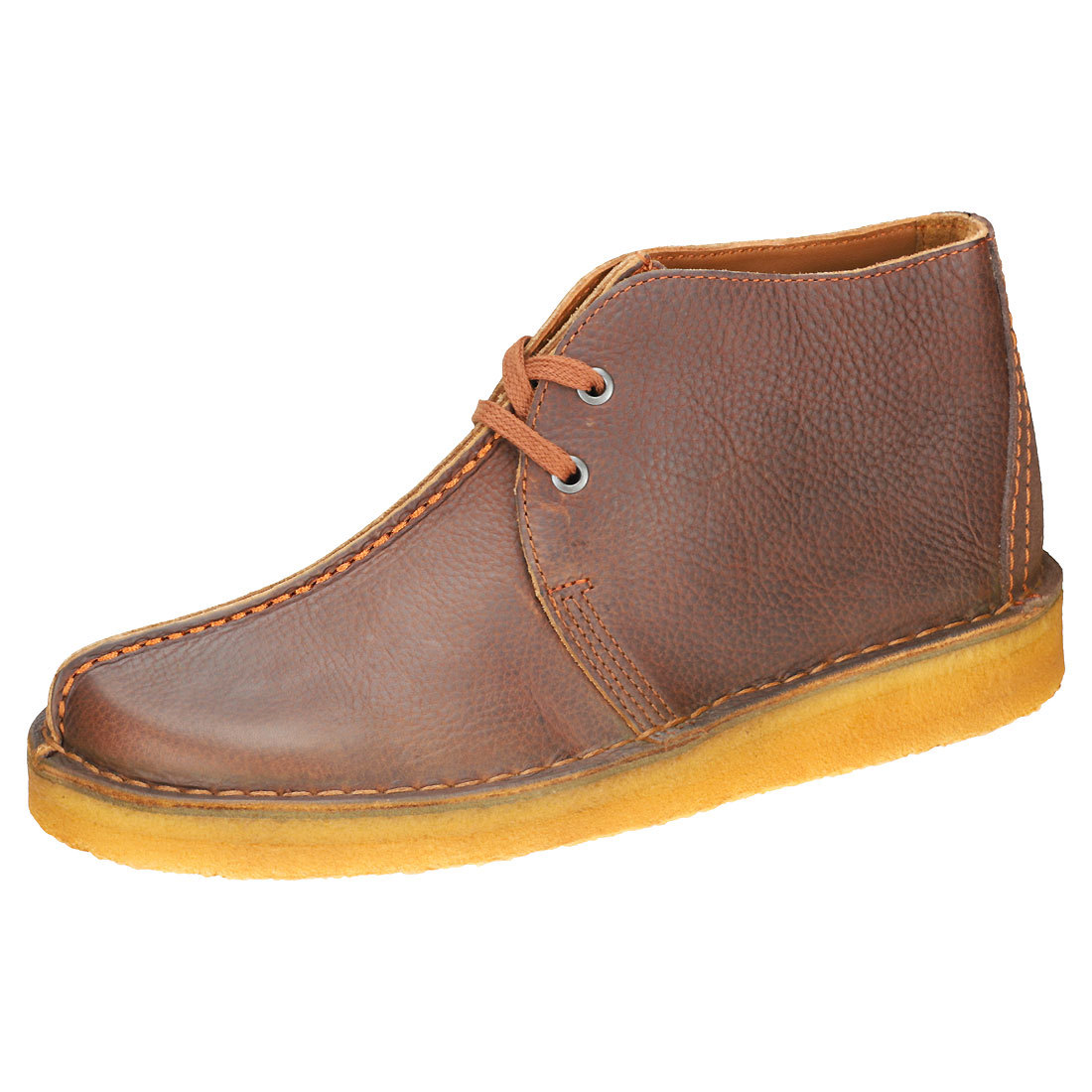 Clarks Originals Desert Trek Hi Da Uomo COLA Stivaletti in Pelle - 8 UK Clarks Originals Desert Trek Hi Da Uomo COLA Stivaletti in Pelle - 8 UK