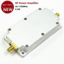 45-1100MHz RF Power Amplifier 32-36dB 4.5W 24V with SMA Female Connector tp2