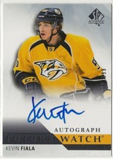 2015 2015-16 SP Authentic Future Watch Auto Rookie #237 Kevin Fiala 721/999