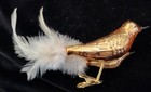 8 Rare Double Antique 4 Mercury Glass Bird & Feather Clip Christmas Ornaments! — photo 5