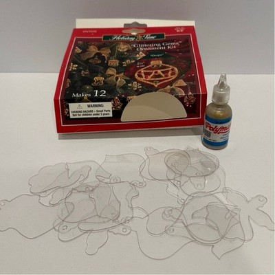 Vintage Holiday Time Ornament Craft kit - includes 20 ornaments