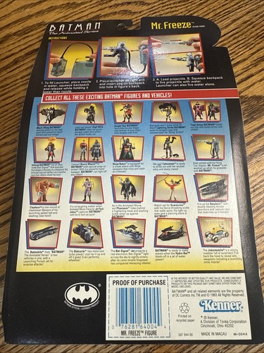 Batman la Serie Animada - Mr. Figura de acción Freeze sin usar, en caja - Imagen 4 de 4