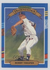 1991 Donruss Diamond Kings Bobby Thigpen (3 Yellow Stripes on Right Border) 16jy