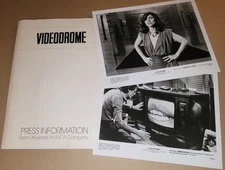 VIDEODROME (1983) Cronenberg, Debbie Harry - RARE Movie Press Kit (11 Photos)