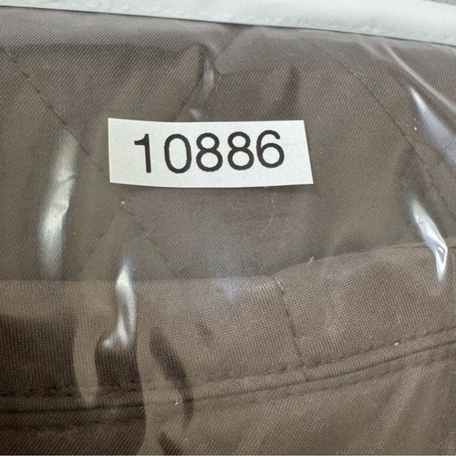 Brooks Brothers Quilted Jacket Women's 16 Brown Cream Check Lining NEW - Picture 13 of 13