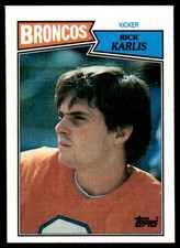 1987 Topps Rich Karlis Denver Broncos #36