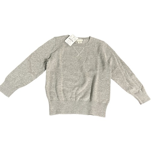 Crewcuts J.Crew Boys Unisex Gray Breathable Cotton Crewneck Sweater Sz XXS 2-3 - Picture 2 of 7