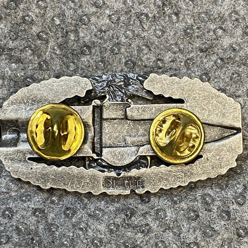US Army Engineers Castle Gold Combat Action Badge Pin Insignia | eBay