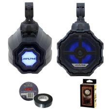 Alpine SPV-65RGB-CAN 6.5  Weather-Resistant RGB LED Speaker Bundle