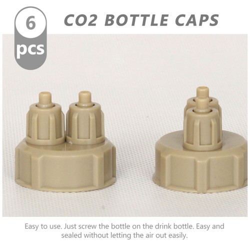 6 Stück DIY Reaktorkappen Reiseflasche Ventildeckel für Flaschen Schrauben - Bild 3 von 12