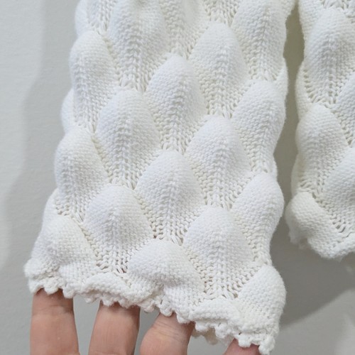 See By Chloé Cloud Dancer Checker Knit 100% Cotton Sweater White Size XS - Picture 2 of 7