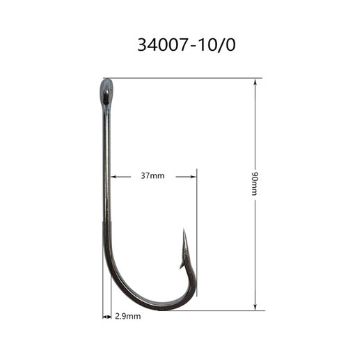 Fishing Hooks Stainless Steel Long Shank Forged Fishhook Saltwater - Picture 22 of 22