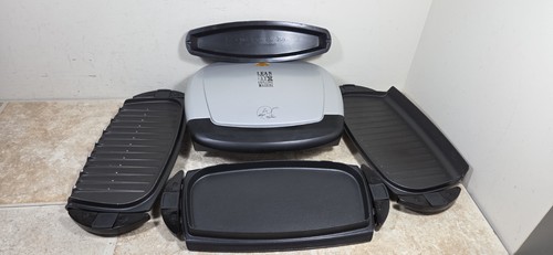 George Foreman Lean Mean Fett Grillmaschine Modell GFK54G mit Tropfschale