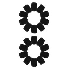 24pcs Microphone Windscreen Covers, Sponge Pop Filter Mic Protector For Studio,