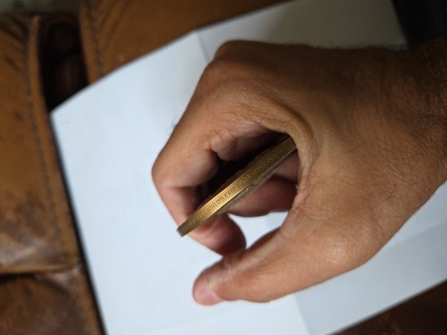 NEW YORK WORLDS FAIR MEDALLIC ART CO  1964 1965 BRONZE MEDAL 2 1/2" DIAMETER  - Picture 3 of 4