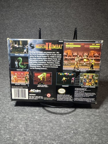 Mortal Kombat II Super Nintendo Entertainment System SNES CIB 12 - Picture 6 of 13