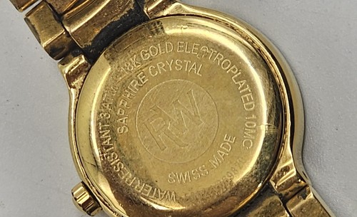 Raymond Weil Fidelio 4702Gold Electroplated Sapphire Crystal Women's Watch-work - Picture 3 of 4