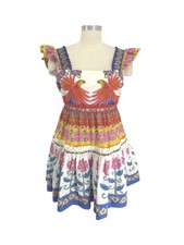 Women Dresses Farm Rio VIVID GARDEN MINI DRESS MED