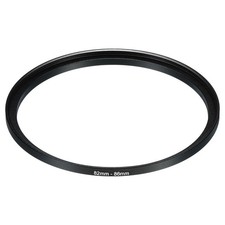 82mm-86mm Metal Step Up Ring Camera Lens Filter Aluminum Filter Adapter Black