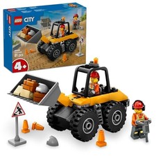LEGO City Yellow Wheel Loader Toy, Birthday Gift, Educational Building Blocks, f