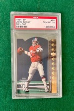 John Elway 1994 Upper Deck SP#80 Die-Cut. PSA graded GEM MT 10
