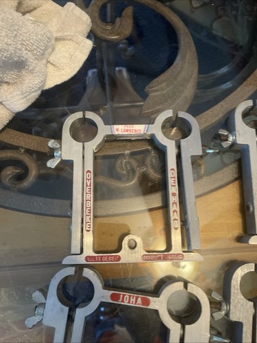 De colección JOHA Patinaje de Velocidad Sjate Afilado JIG DUTCH Aluminio Overbeke Denhaag - Imagen 3 de 7