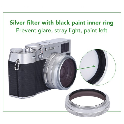 Silver Digital Camera Filter Camera Lens UV Resistant Protective MCUV HD Coa NEW - Picture 10 of 24