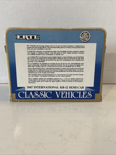 ERTL Replica 1947 International KB-12 Semi Cab #2627 - Picture 6 of 9