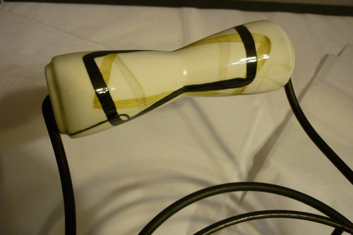 RED WING POTTERY SMART SET MCM  PLATTER CASSEROLE  WARMER METAL STAND ATOMIC - Picture 4 of 15