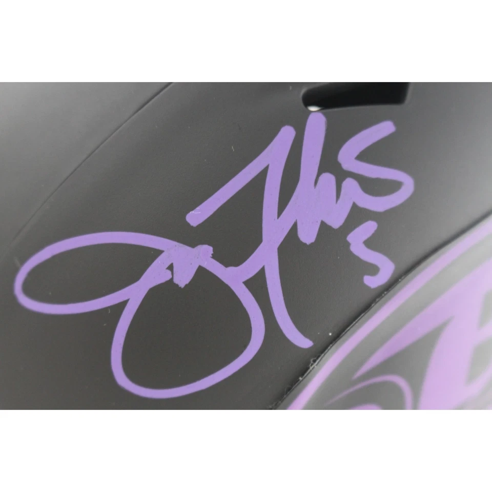 Minicasco Joe Flacco autografiado/firmado Baltimore Ravens Eclipse JSA 49656 Foto 4 de 4