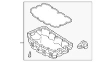 Genuine Ford Oil Pan BC3Z-6695-B
