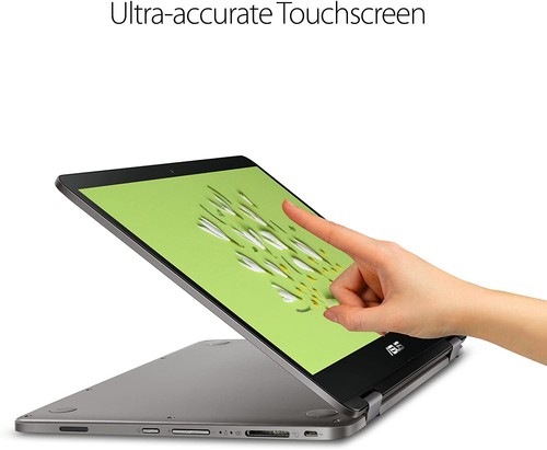 ASUS VivoBook 2 en 1 14" HD Touch N5030 4 128GB SSD FPR Gris - Imagen 4 de 5