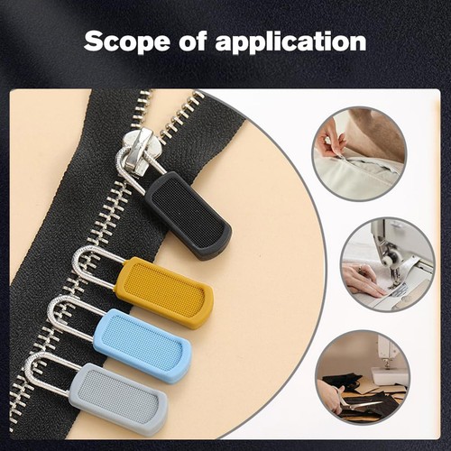 Pants Zipper Pull Replacement 20X Pants Zipper Repair Kit No Tools present - Picture 6 of 11