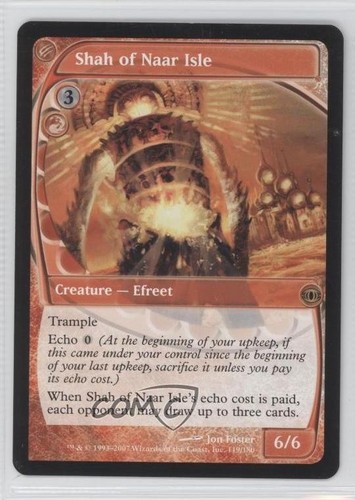 Shah of Naar Isle Magic: Future Sight #119 2007 0a1