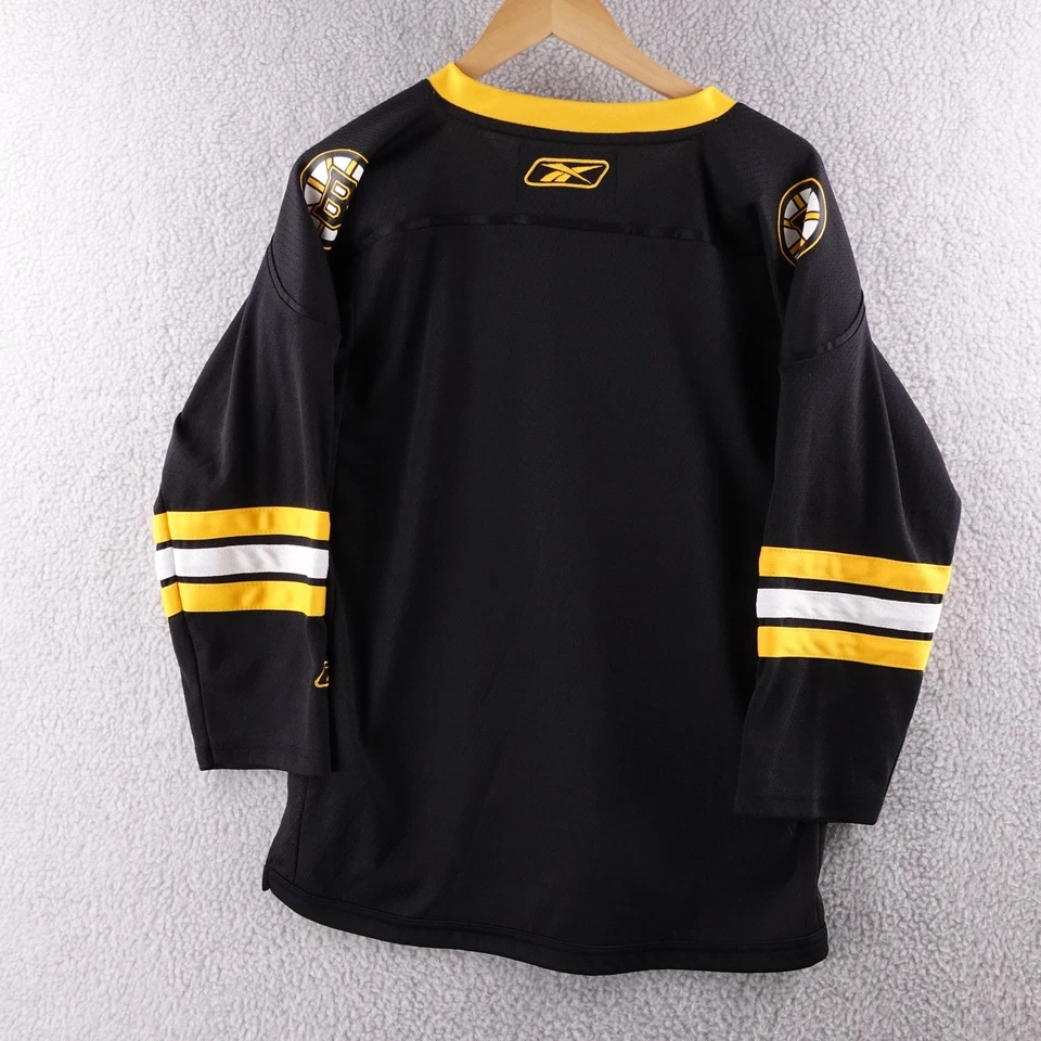 Camiseta deportiva de hockey juvenil Reebok Boston Bruins negra dorada NHL niños L/XL Bear Foto 2 de 4