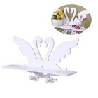  Wand Regale Weiß Aufbewahrungsständer Regalmauer Montiert Heimdekoration