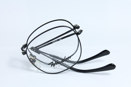 WINDSOR 806 C.19 Foldable Eyeglasses Frame Unique Rare Folding Black 53-21 - Picture 3 of 13