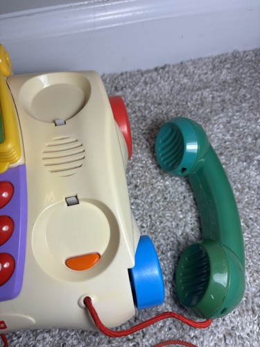 Vintage 2003 Fisher Price Counting Friends Animal Kids Pull Phone B4759 TESTED! - Picture 7 of 17