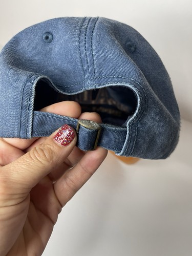 Cappello Berretto Acadia Parco Nazionale Blu Senape Vintage Unisex Cotone Regolabile - Foto 6 di 7