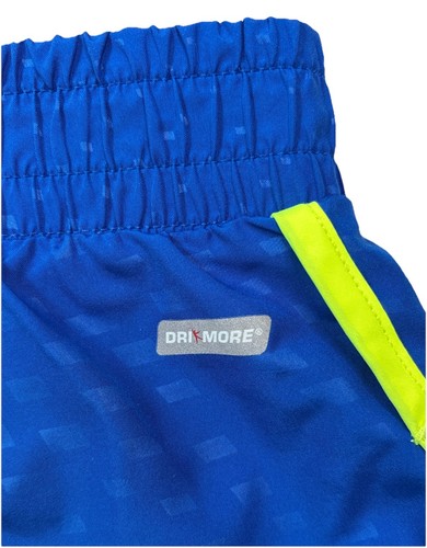 Danskin Now Womens Shorts Small (4-6) Royal Blue W/ Neon Yellow Lined Athletic - Picture 4 of 9