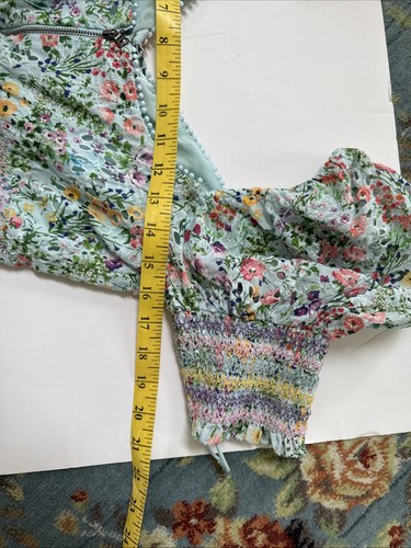 Alice + Olivia donna 10 mini abito Crawford manica a sbuffo baby doll lattaia - Foto 8 di 9