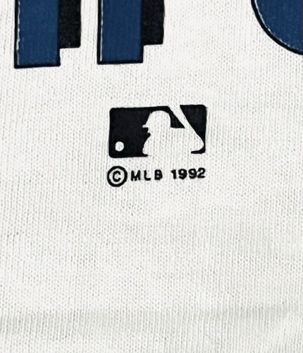 Vtg 1992 Atlanta Braves Back 2 Back NL Champions Tee T-Shirt M Single Stitch USA - Picture 4 of 8