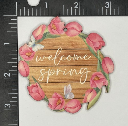 43 Spring/Easter Flat Wooden Ornaments - Picture 7 of 8