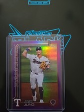 2025 Topps Series 1 - Josh Jung #117 Purple Holofoil /250