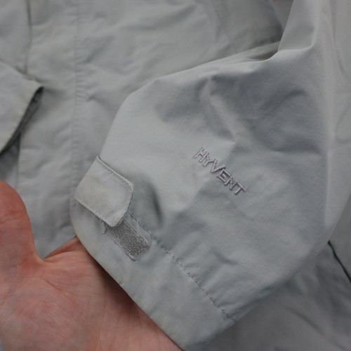 The North Face Waterproof Rain Jacket Mens M Gray Orange Windbreaker Outdoor - Picture 8 of 21