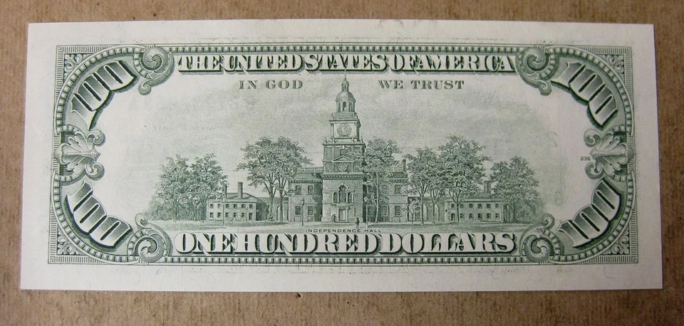 1993 $100 DOLLAR FEDERAL RESERVE NOTE ~ New York, NY ~ GEM UNCIRCULATED - BINo - Image 2 of 2