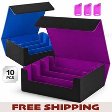 Trading Card Storage Box 1800 Cards Magnetic PU Leather MTG PTCG YGO Sports Card