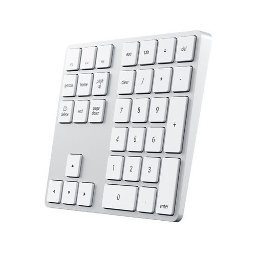 Satechi SLIM Wireless Numeric Keypad Keyboard with macOs Shortcut Keys, Silver - Picture 3 of 5