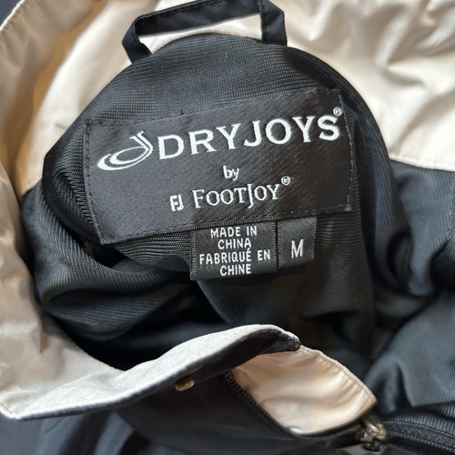 DryJoys by FootJoy Mens Medium Black Titleist Cobra Golf Jacket Pullover Jacket - Picture 7 of 13