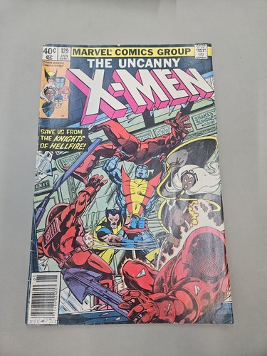 Uncanny X-Men #129 (1980, Marvel Comics) NEWSSTAND 1st White Queen & Kitty Pryde